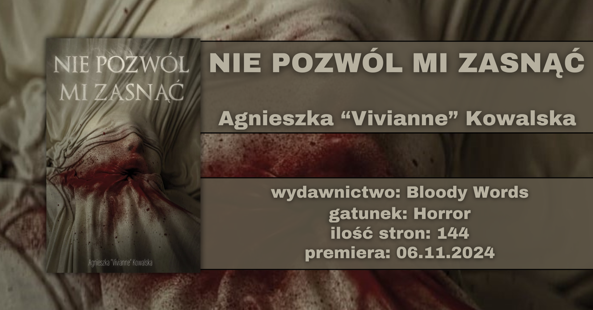 Nie Pozwól Mi Zasnąć Banner